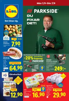 Lidl - erbjudanden - Förhandsvisning av reklamblad från butik Lidl aktuell från 01.09.2025