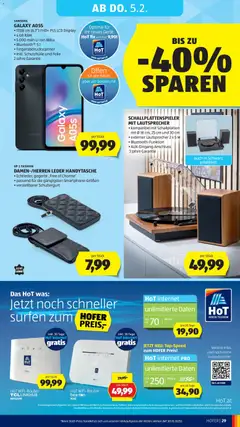 Hofer Flugblatt ab 30.01.2026 gültig | Seite: 33 | Produkte: Lautsprecher, Samsung