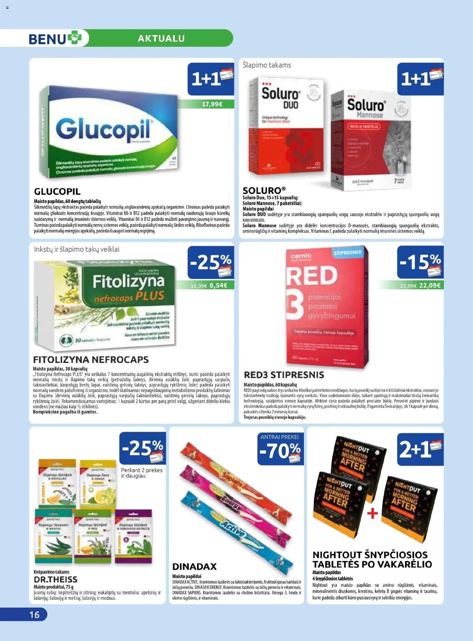 BENU akcijos nuo 01.11.2025 | Puslapis: 16