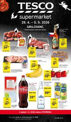 Náhled letáku Tesco leták - Supermarket od 29.04.2026