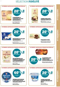 Hyper U - Prévisualisation de Hyper U - Ma sélection Carte U janvier valide à partir de 02.01.2026 | Page: 5 | Produits: Four, Fromage, Œufs, Camembert