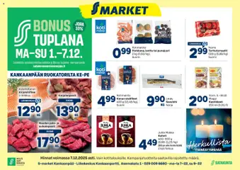 S-market-mainoslehti voimassa 03.12.2025 alkaen
