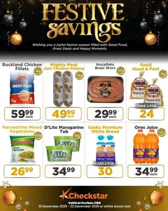 Check Star specials catalogue – valid from 10.12.2025 | Page: 2 | Products: Bread, Polony, Chicken, Vegetables
