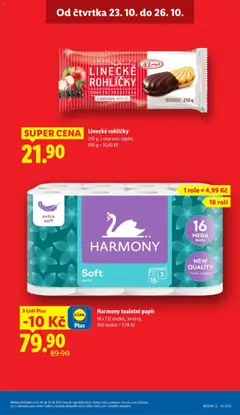 Náhled letáku Harmony toaletní papír, 16 x 132 útržků, 3vrstvý od 23.10.2025 | Strana: 5