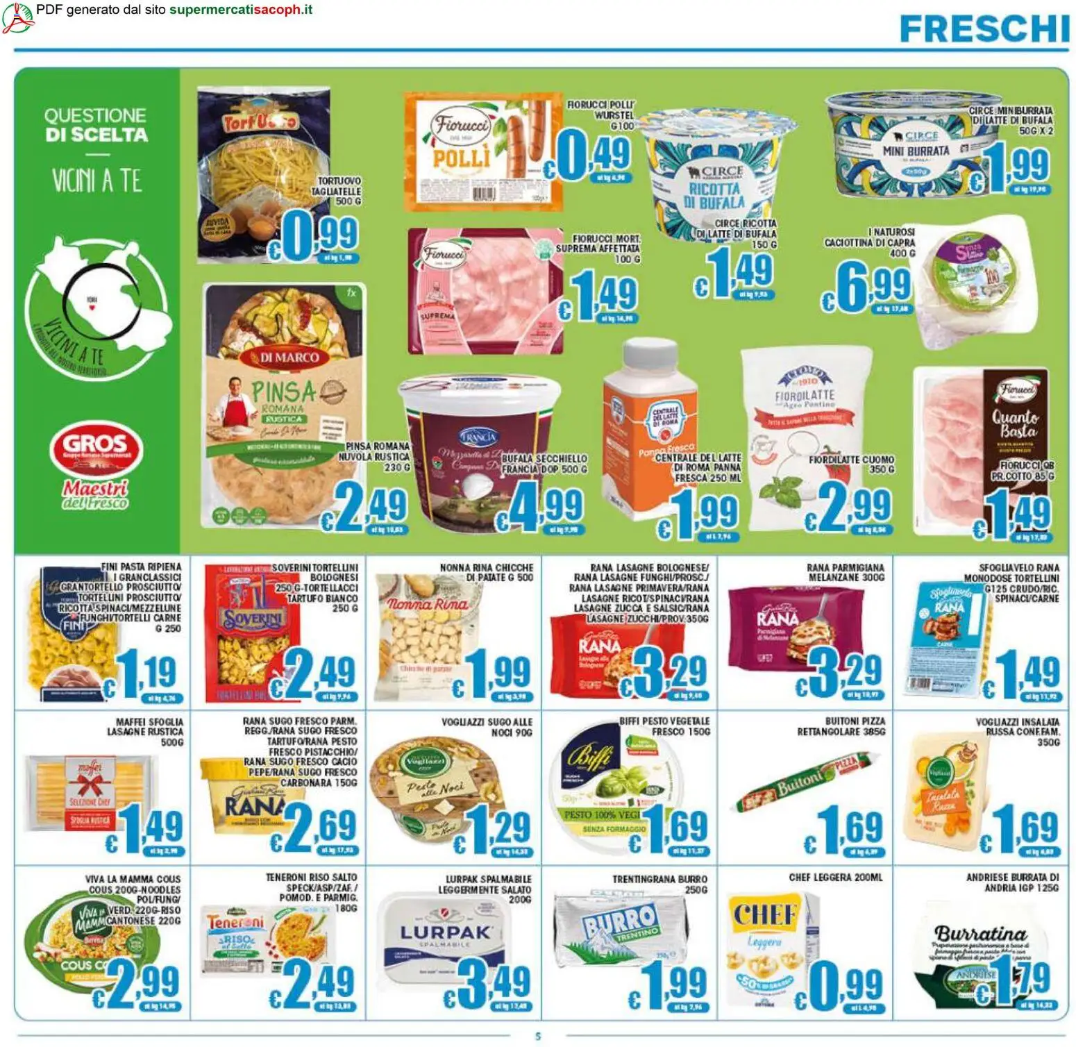 Volantino Sacoph del 29.04.2026 | Pagina: 5 | Prodotti: Riso, Tè, Panna, Insalata russa