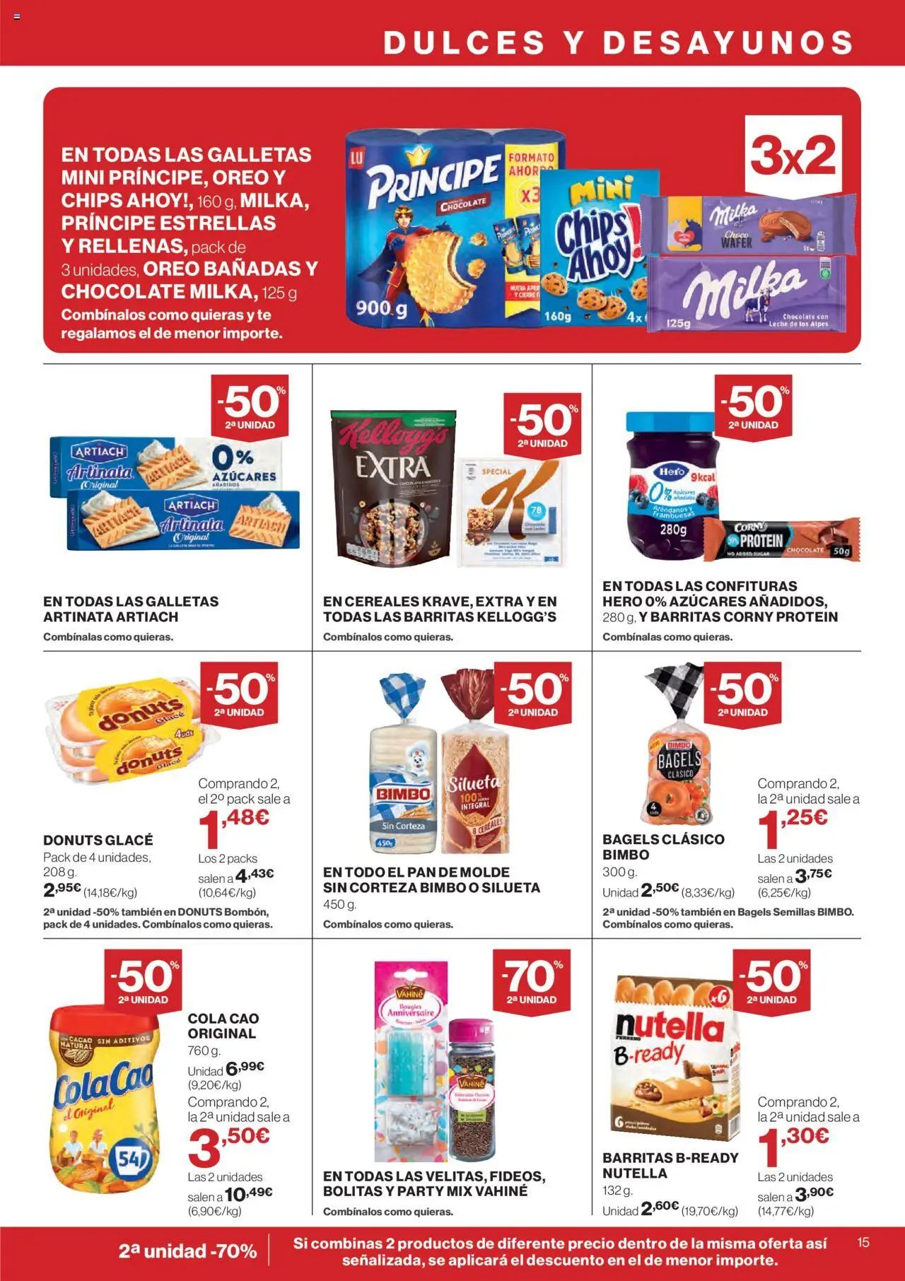 Supercor - Folleto │ válido desde el 19.06.2025 | Página: 15 | Productos: Leche, Cereales, Galletas, Donuts