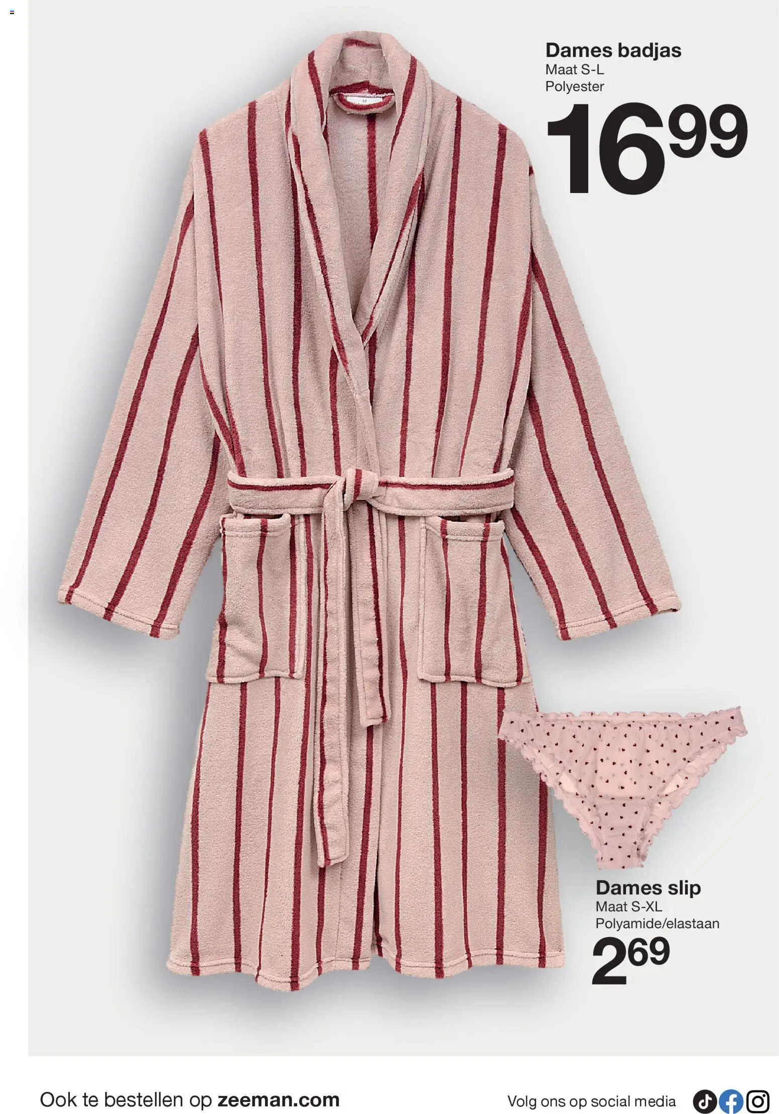 {H1} | Pagina: 12 | Producten: Badjas, Slip