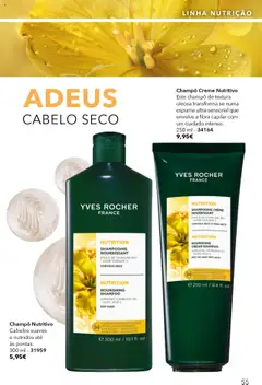 Pré-visualização NUTRITION NOURISHING CREAM SHAMPOO, [ORGANIC CAMELINA OIL -OLEIC ACID"] DRY TO VERY DRY HAIR válido de 24.09.2025 | Página: 55 | Produtos: Shampoo, Creme