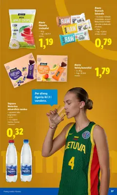 LIDL - Mokyklinių prekių katalogas│galioja nuo 21.07.2025 | Puslapis: 27 | Prekių: Traškučiai, Mineralinis vanduo