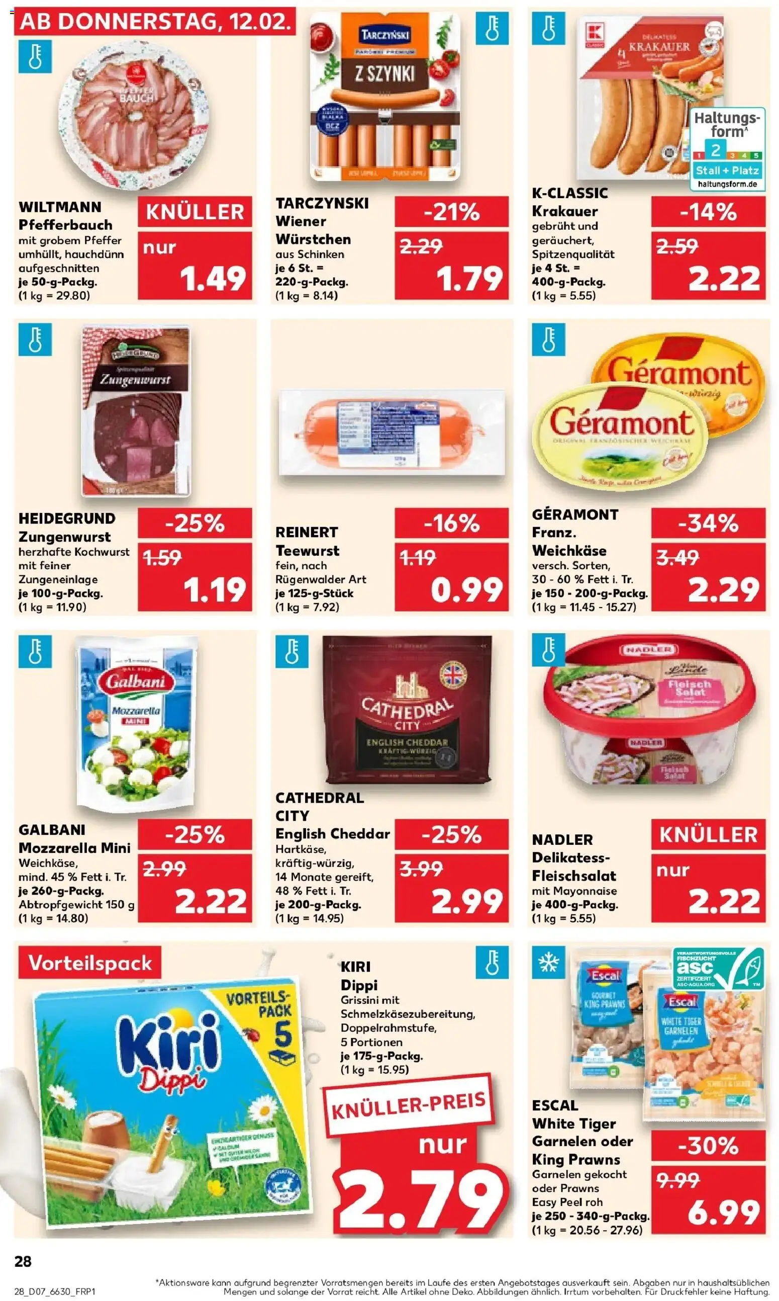 Kaufland prospekt Olpe	 – gültig ab 12.02.2026 | Seite: 36 | Produkte: Garnelen, Mayonnaise, Tiger garnelen, Fleisch