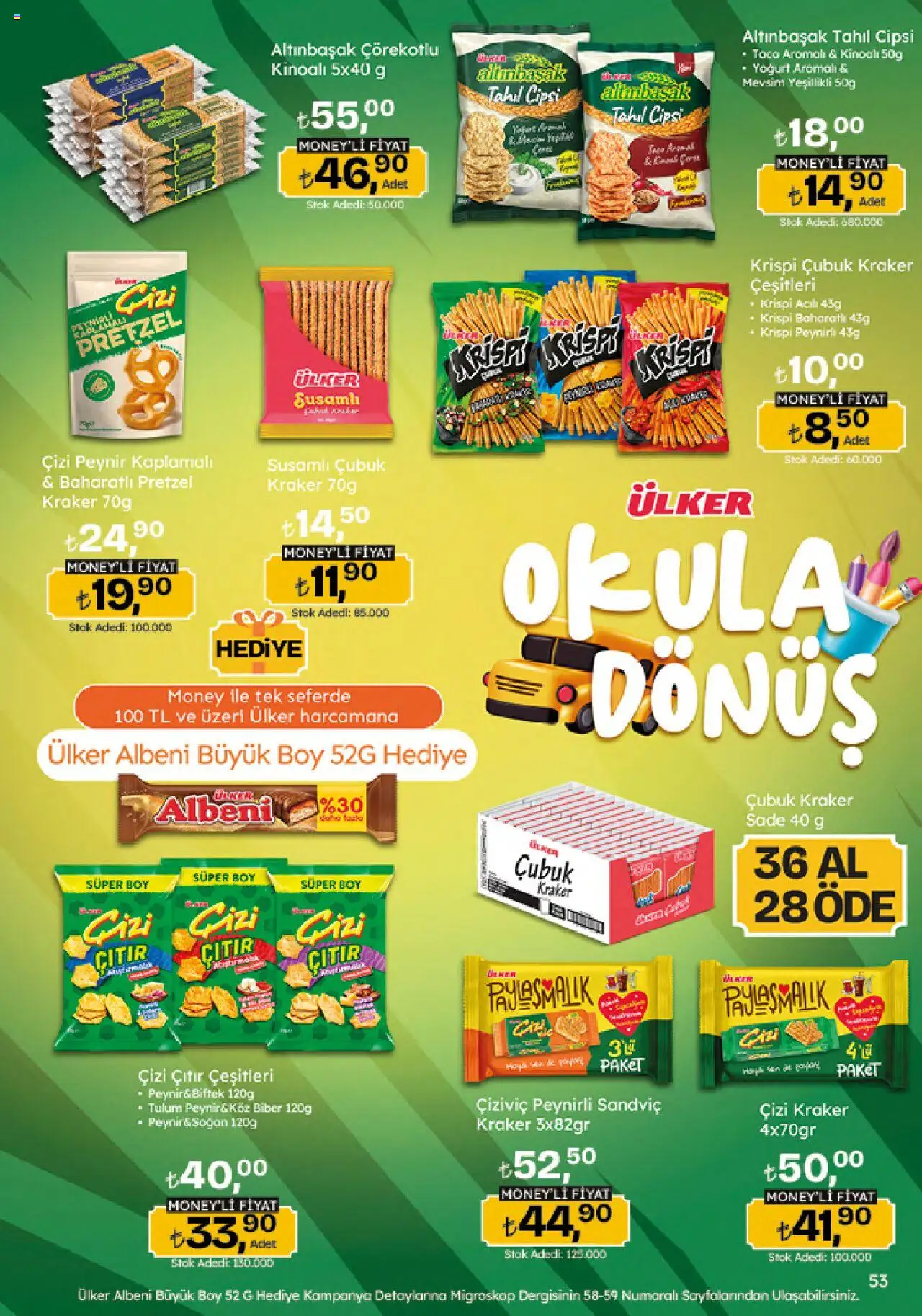 Migros Katalog - Migroskop - 21.08.2025 tarihinden itibaren geçerlidir | Sayfa: 53 | Ürünler: Peynir, Yoğurt, Tahıl, Biber