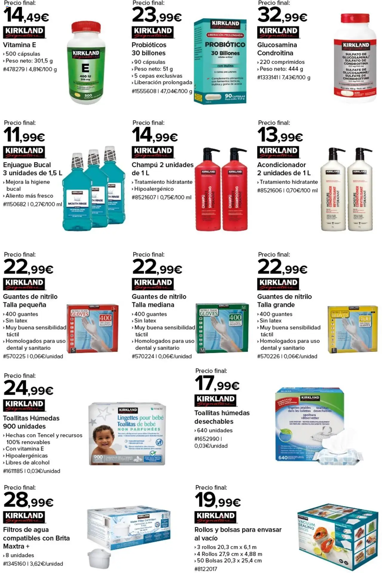 Costco catálogo │ válido desde el 15.10.2025 | Página: 5 | Productos: Champú, Acondicionador, Enjuague bucal, Peso