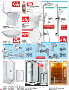 Bauhaus katalog akcije – veljaven od 01.01.2026 | Stran: 24 | Izdelki: WC školjka, WC deska, Umivalnik