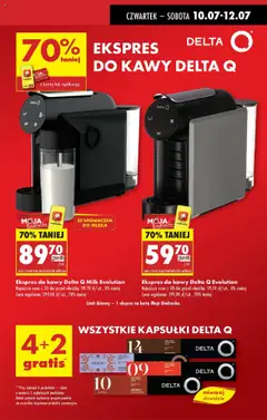 Biedronka gazetka - Oferta W tym tygodniu od 10.07.2025 | Strona: 13 | Produkty: Karta, Ekspres do kawy, Kapsułki Delta, Ekspres do kawy delta