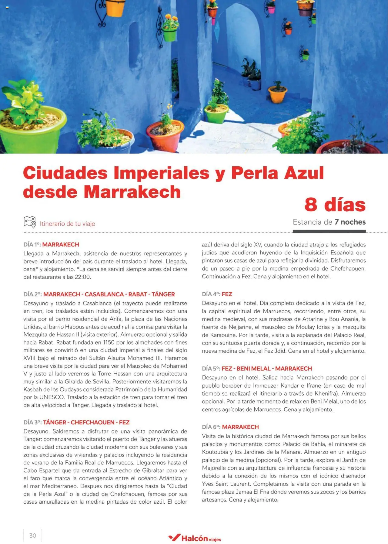 Halcón Viajes Marruecos  │ válido desde el 10.05.2024 | Página: 30