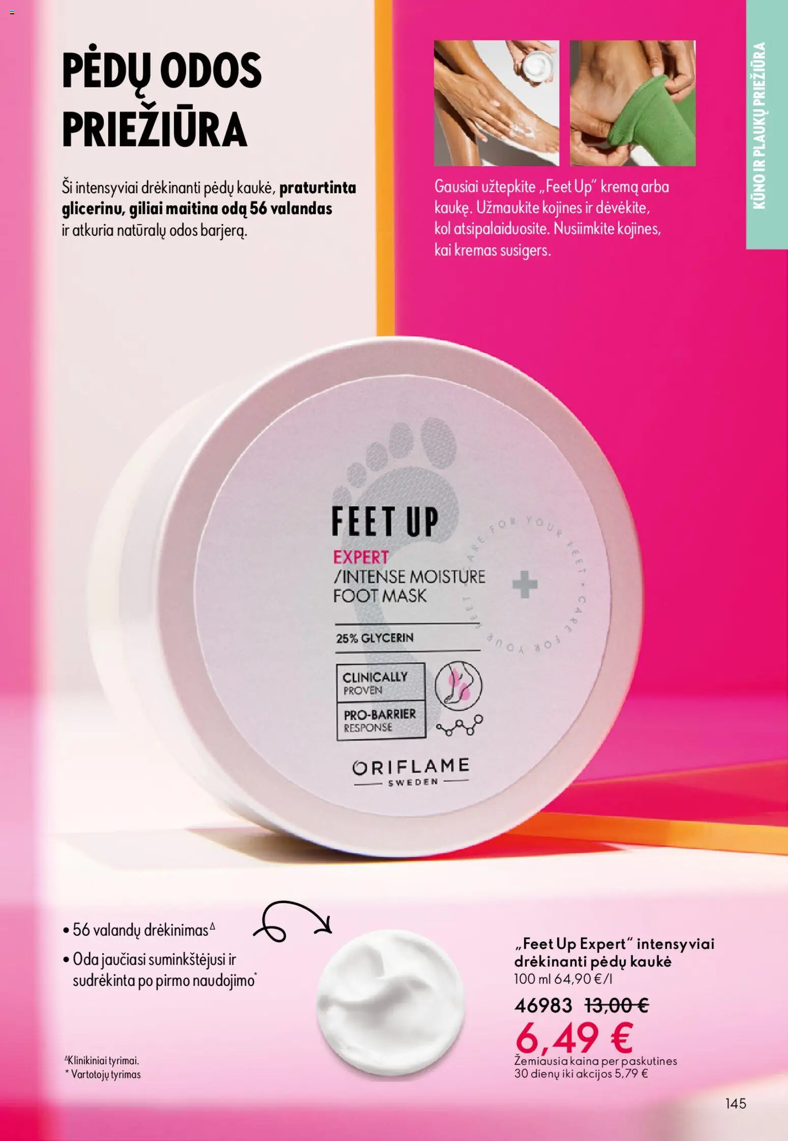 Oriflame akcijos nuo 31.12.2025 | Puslapis: 145 | Prekių: Kremas, Kaukė, Kojinės