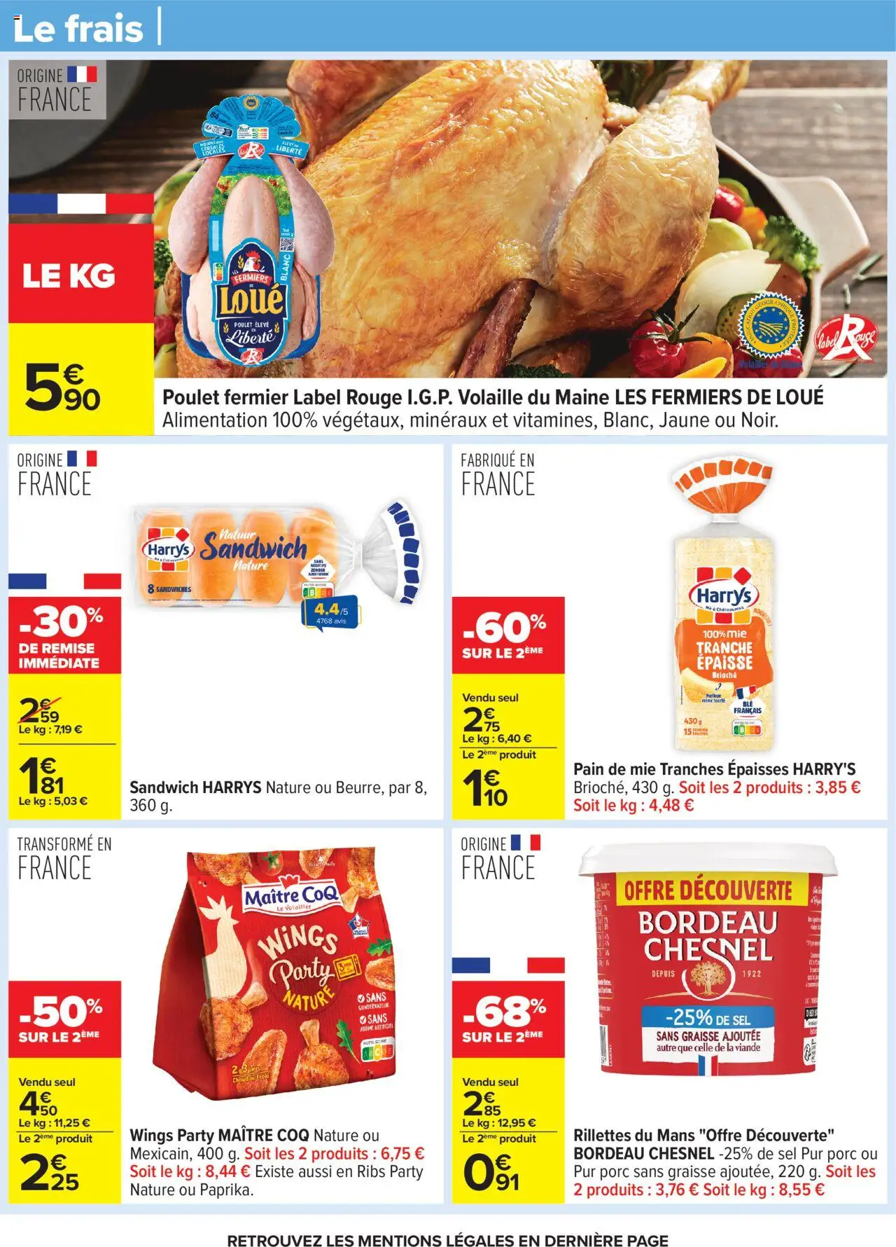  | Page: 33 | Produits: Sel, Pain, Viande, Porc