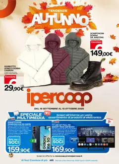 Anteprima del volantino Ipercoop Autunno - Piemonte catalogo valido a partire dal 18.09.2025