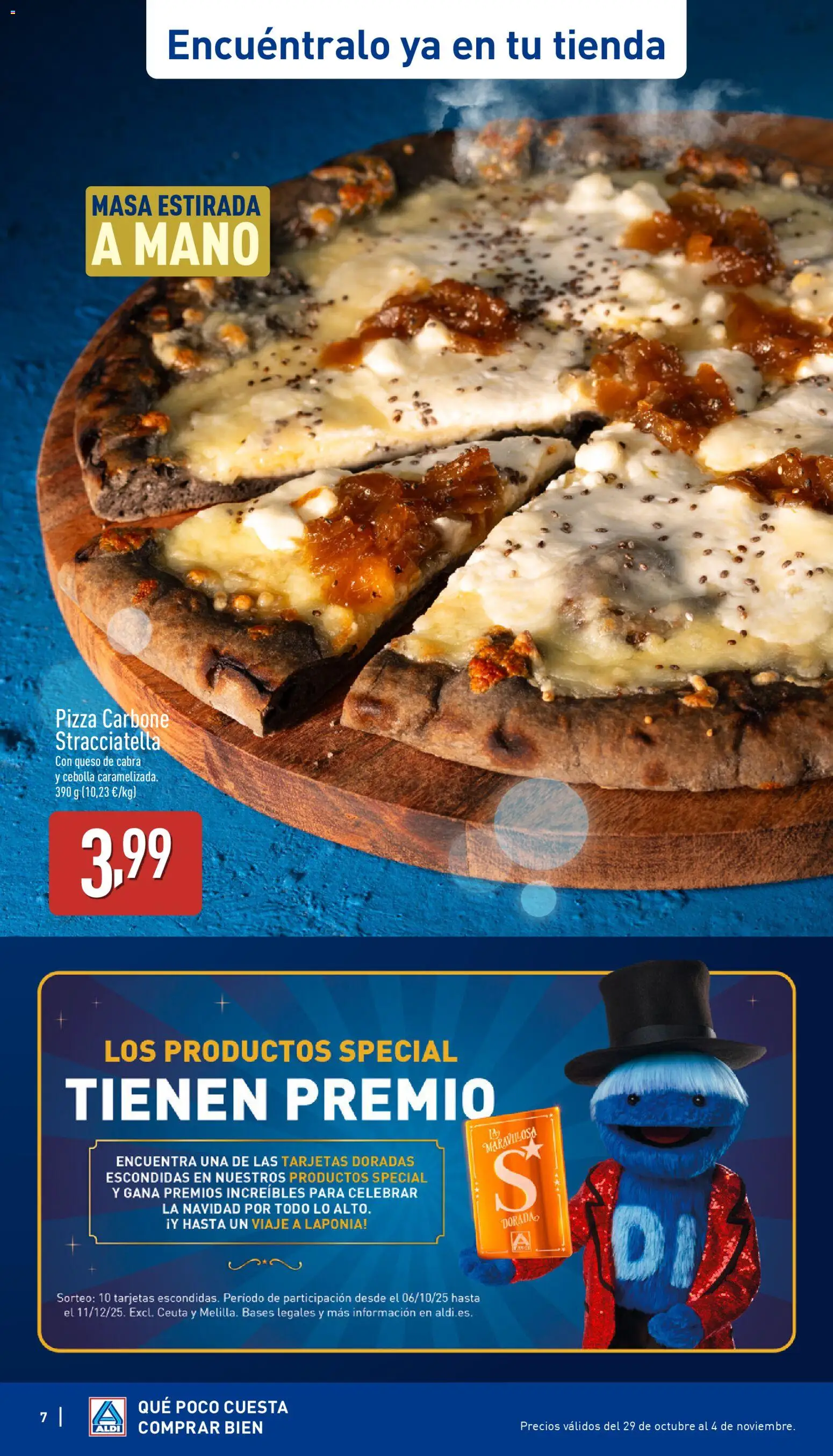 Aldi folleto Península │ válido desde el 30.10.2025 | Página: 7 | Productos: Queso, Pizza, Παγωμένο τσάι