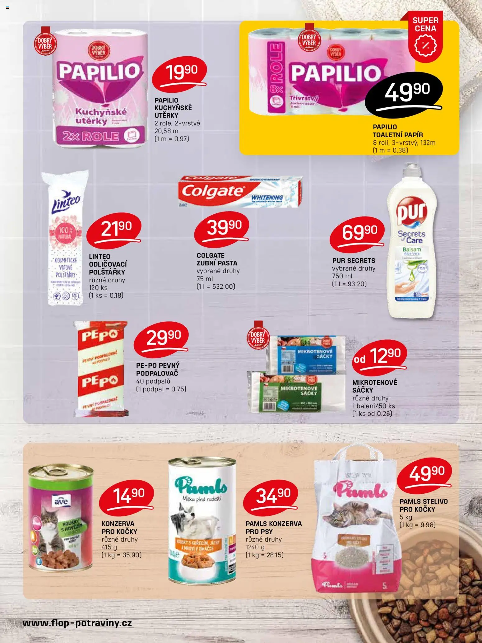 Flop leták od 02.01.2026 | Strana: 11 | Produkty: Polštářky, Utěrky, Miska, Pepo