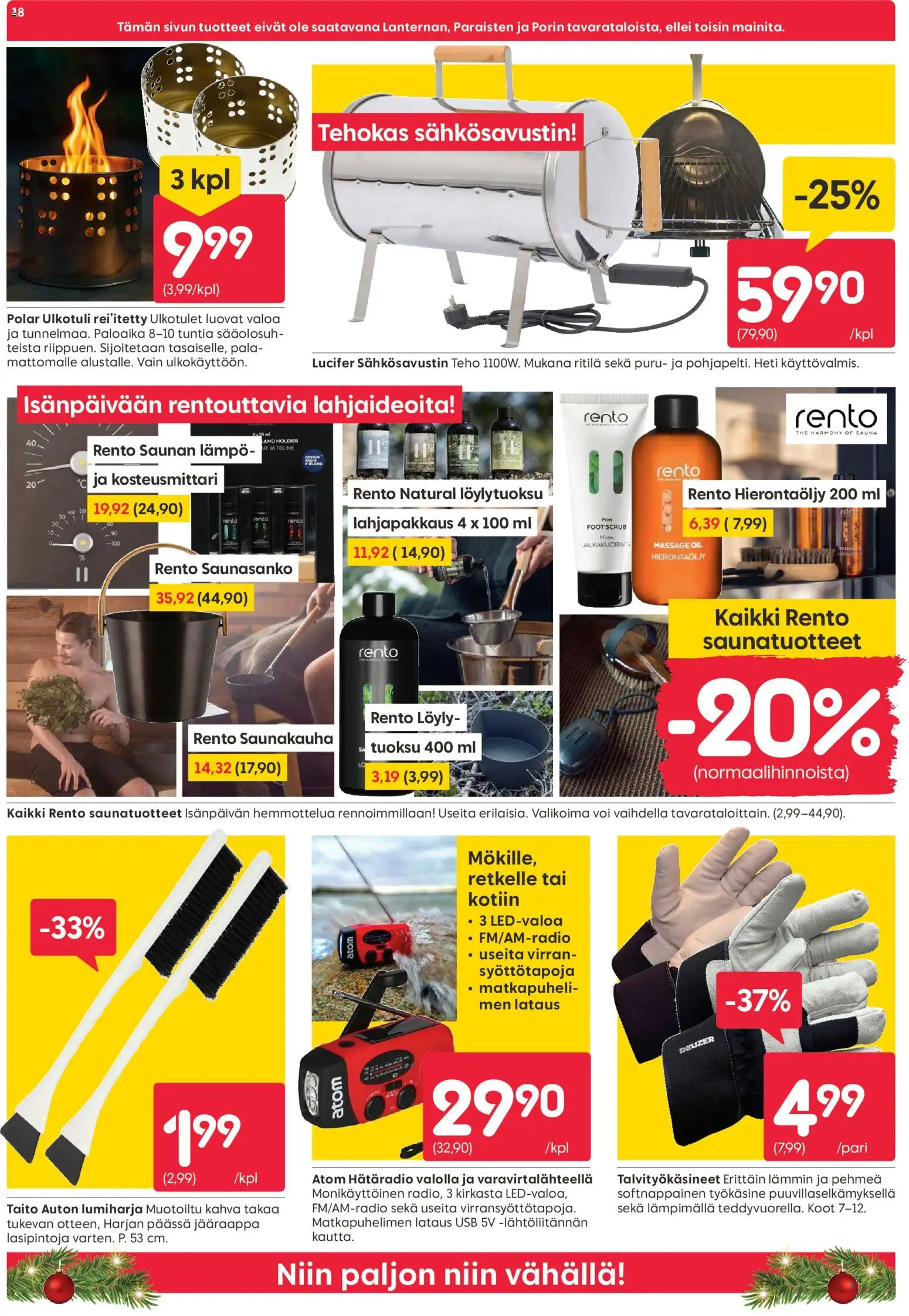 Rusta tarjoukset – voimassa 03.11.2025 alkaen | Sivu: 18 | Tuotteet: USB, Tuoksu, Voi, Hierontaöljy