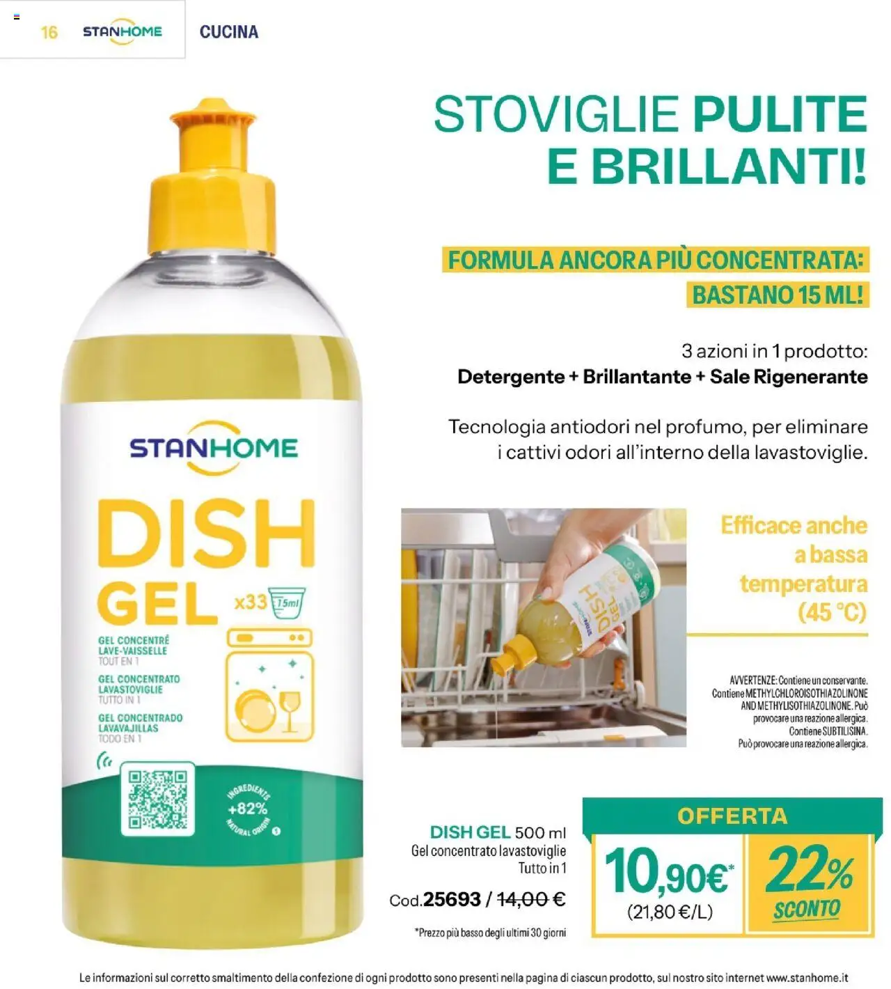 Volantino Stanhome del 30.09.2025 | Pagina: 18 | Prodotti: Detergente, Sale, Lavastoviglie