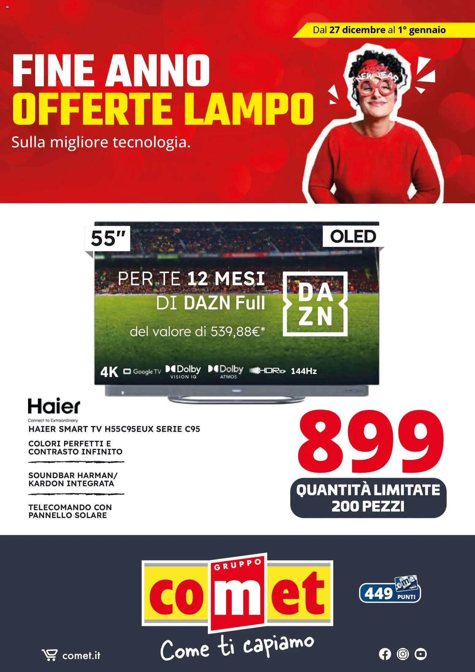 Volantino Comet del 27.12.2025 | Pagina: 35 | Prodotti: Telecomando, Tè, smart TV, TV