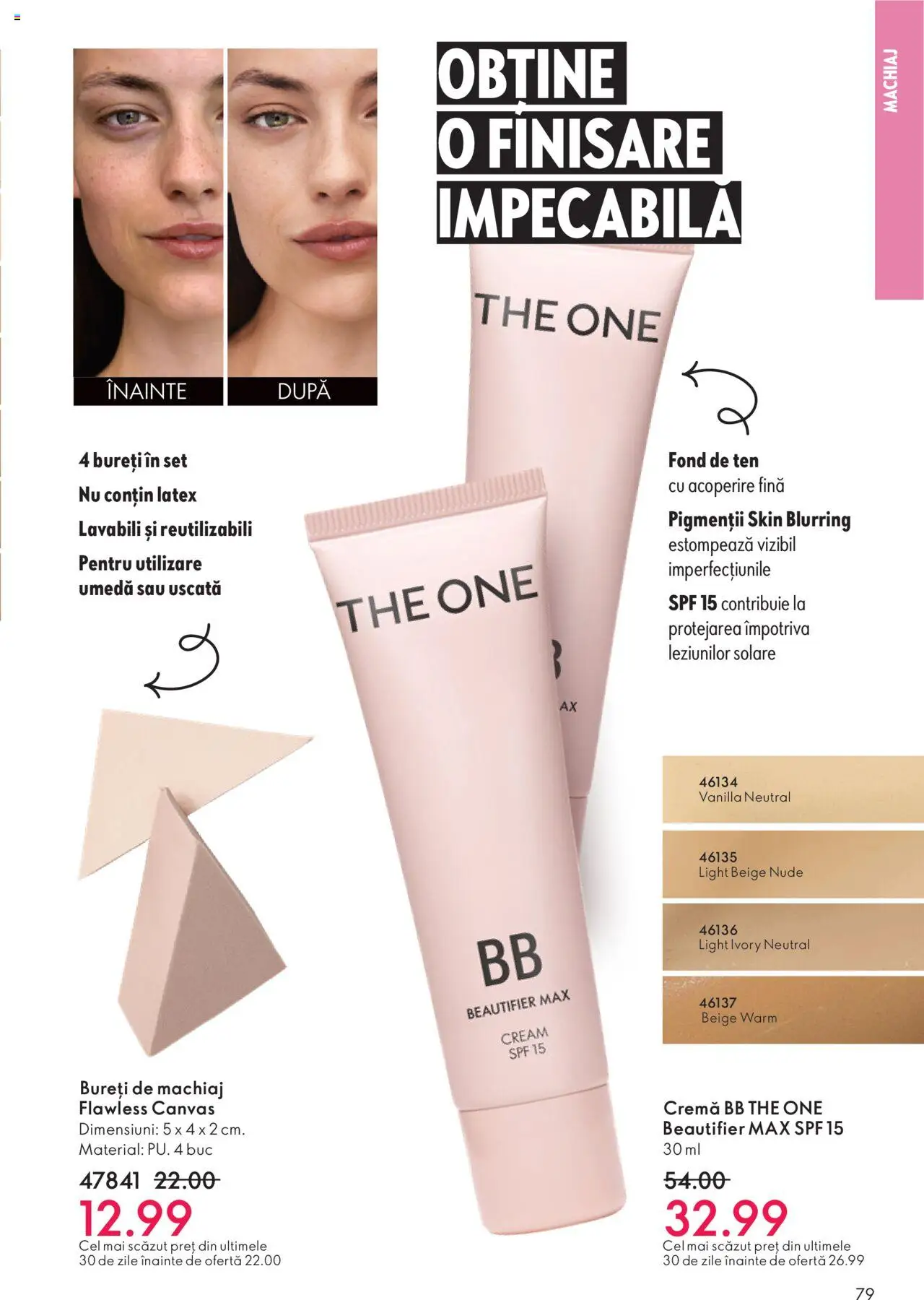 Noul catalog Oriflame – valabil de la 12.11.2025 | Pagină: 79 | Produse: Fond de ten, Machiaj, Cremă
