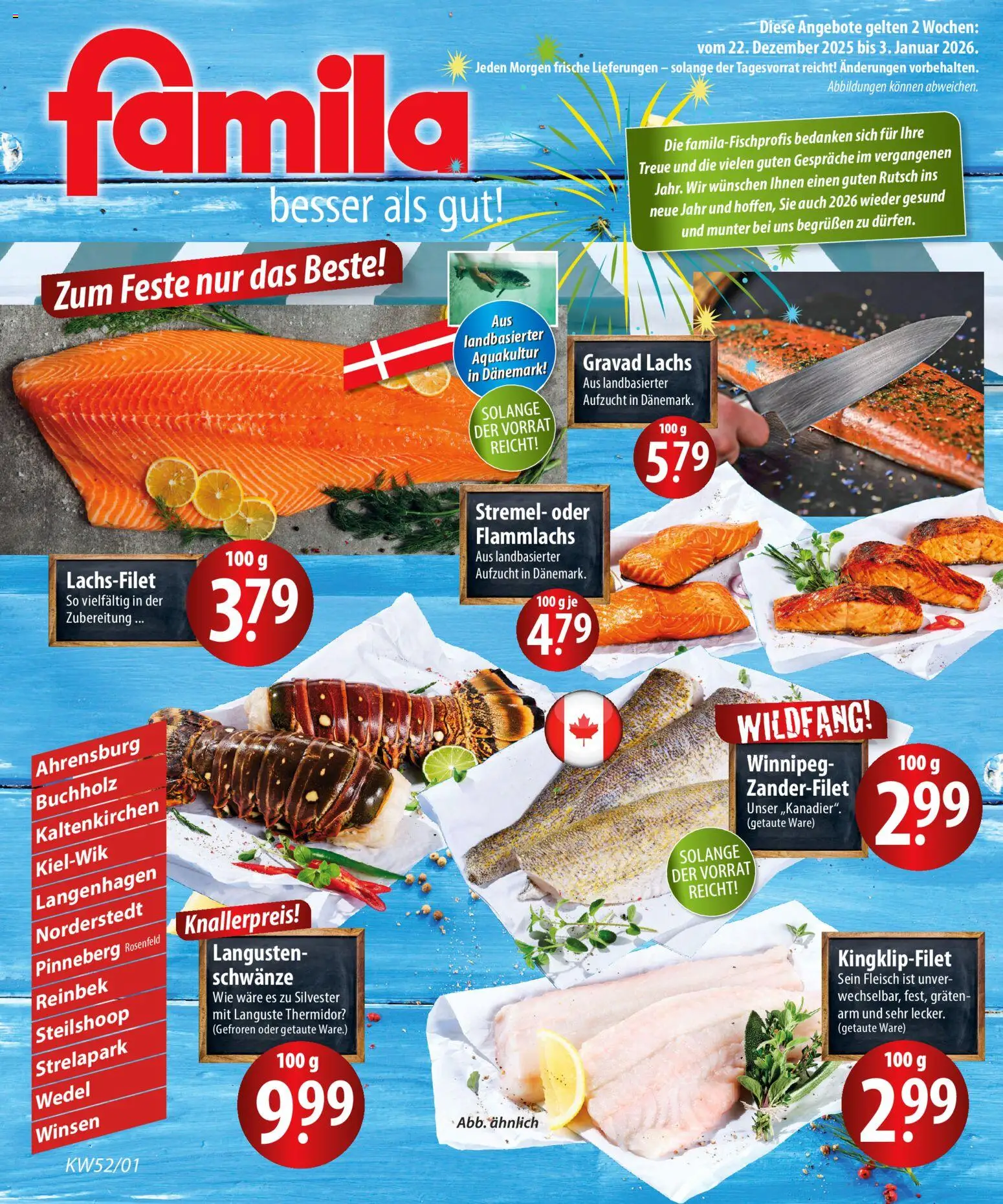 Famila  Fischmarkt – gültig ab 22.12.2025 | Seite: 1