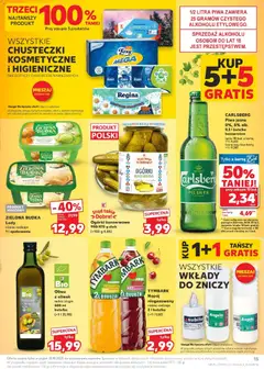 Pogląd oferty "Kaufland gazetka" - ważna od 29.10.2025 | Strona: 15 | Produkty: Karta, Piwo, Ogórki, Ogórki konserwowe