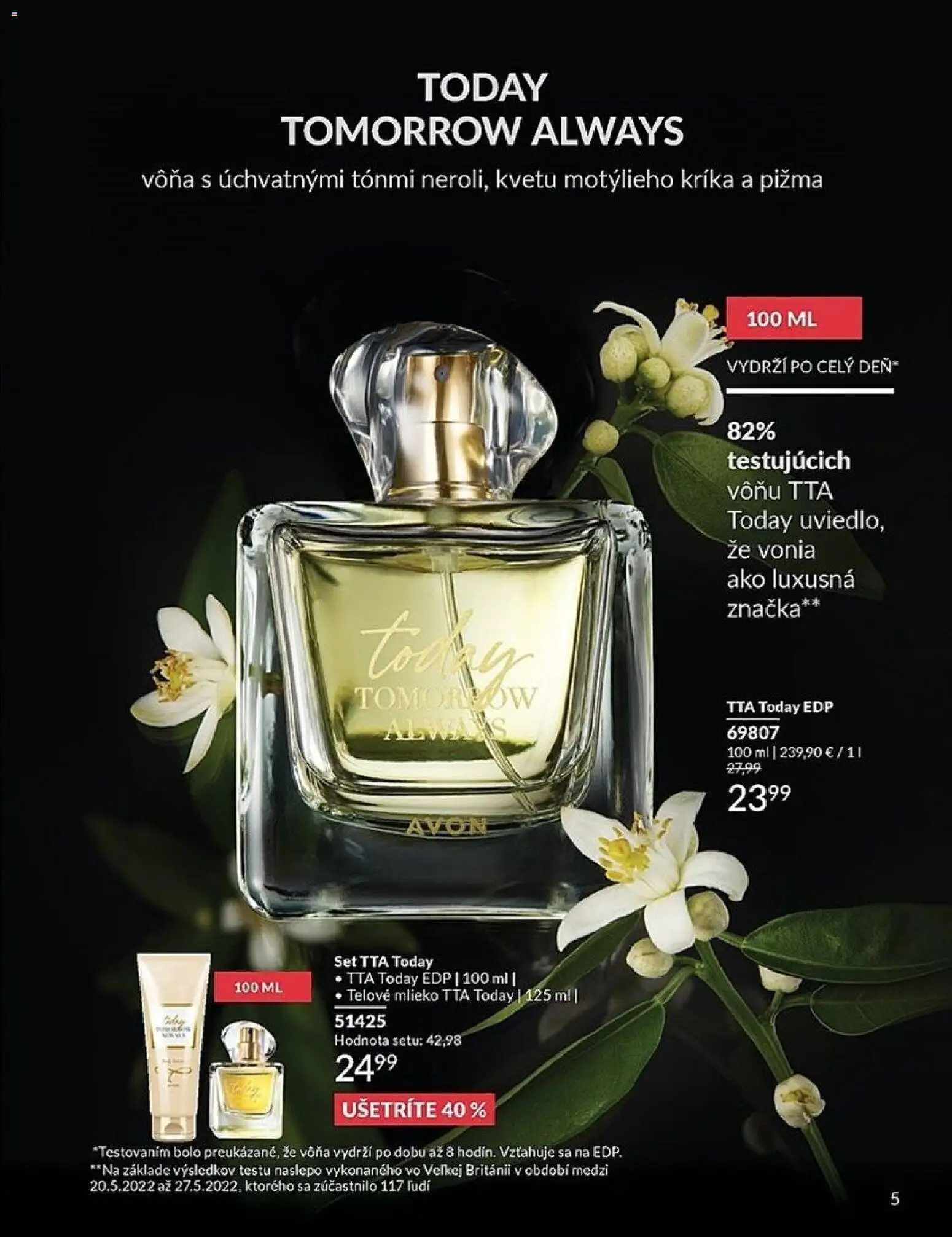 Nové Avon akcie – leták je platný od 01.01.2026 | Strana: 5 | Produkty: Mlieko, Telové mlieko