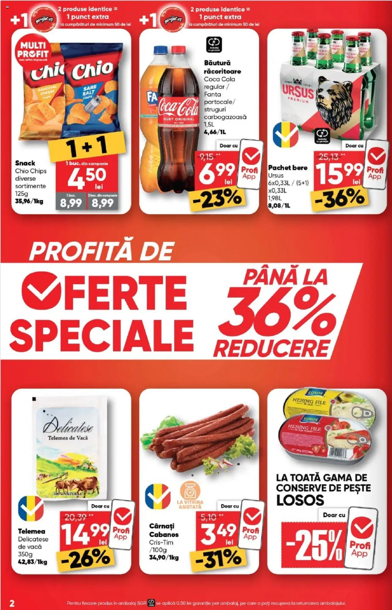 Catalog Profi  – valabil de la 20.08.2025 | Pagină: 2 | Produse: Farine, Vitrină, Sare, Cârnați