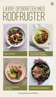 Bagte rodfrugter, Dish of baked root vegetables. gyldig fra 01.10.2025 | Side: 6