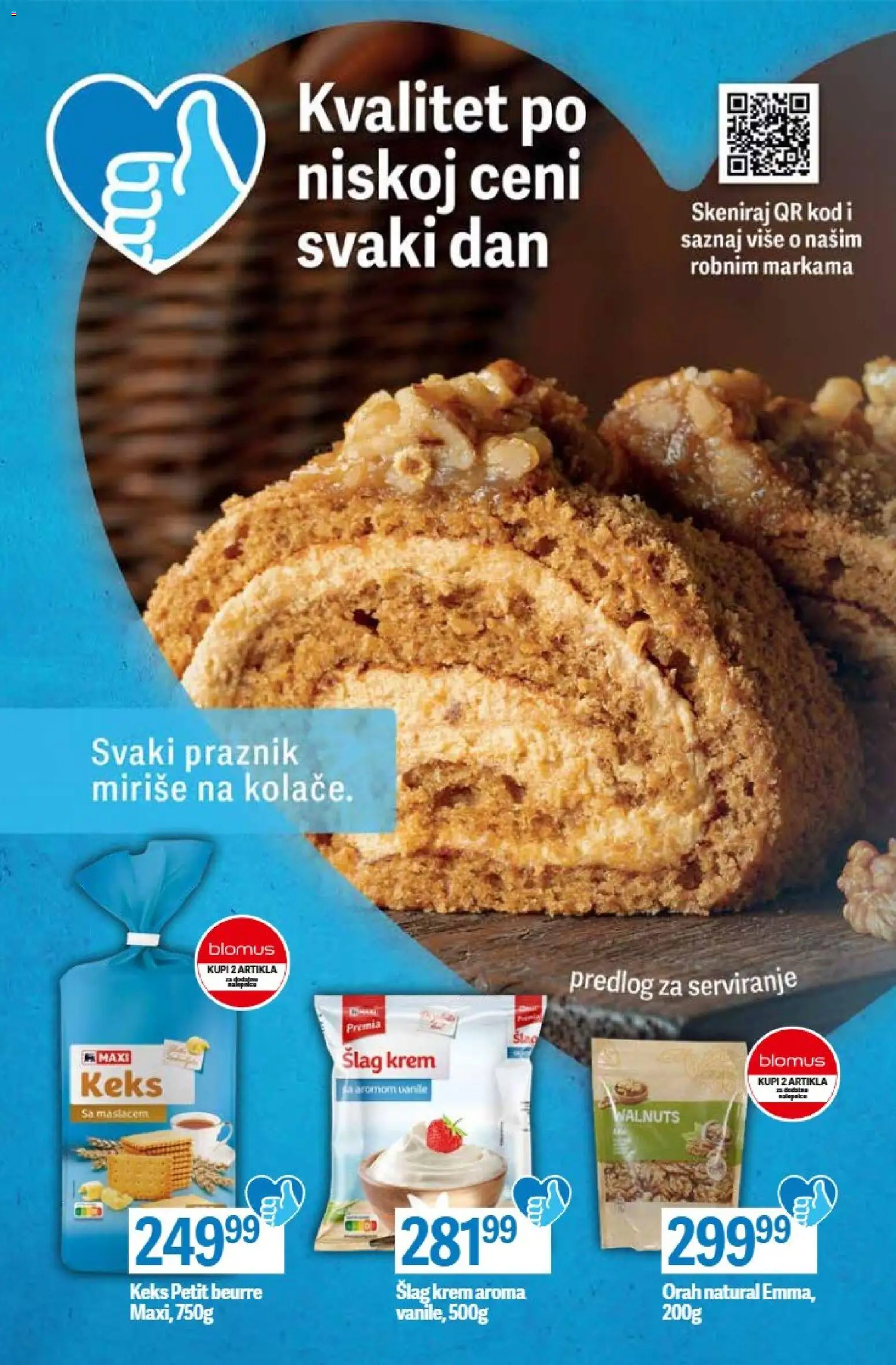 Maxi katalog - važi od 22.12.2025 | Strana: 40 | Proizvode: Šlag, Keks, Orah, Šlag krem