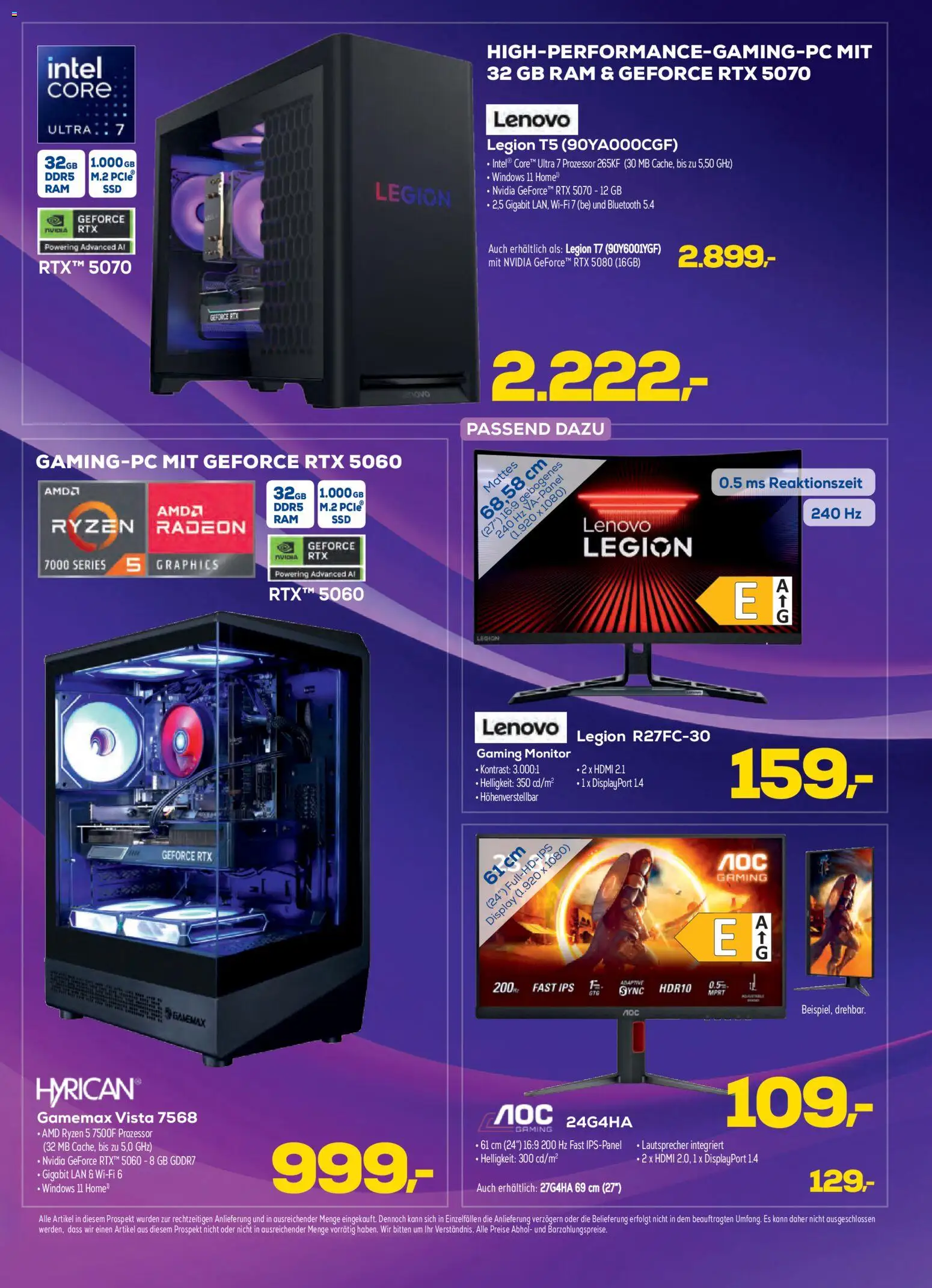 Euronics  Aktueller Prospekt – gültig ab 21.01.2026 | Seite: 2 | Produkte: Lenovo, Lautsprecher, Monitor