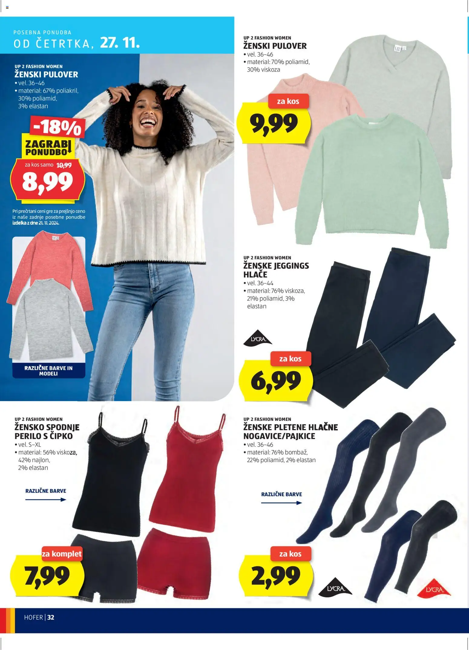 Hofer SI katalog | vrijedi od 20.11.2025 | Stranica: 32