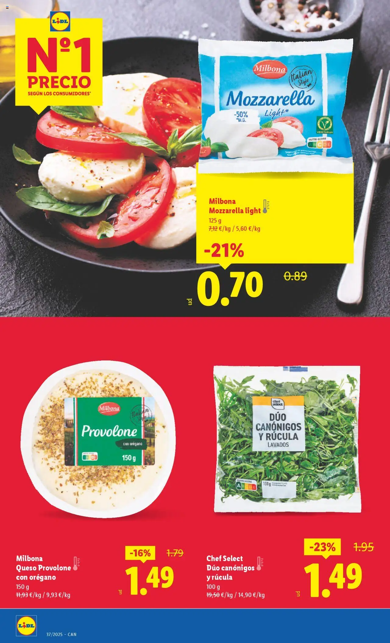 Lidl - Canarias │ válido desde el 08.09.2025 | Página: 8 | Productos: Queso