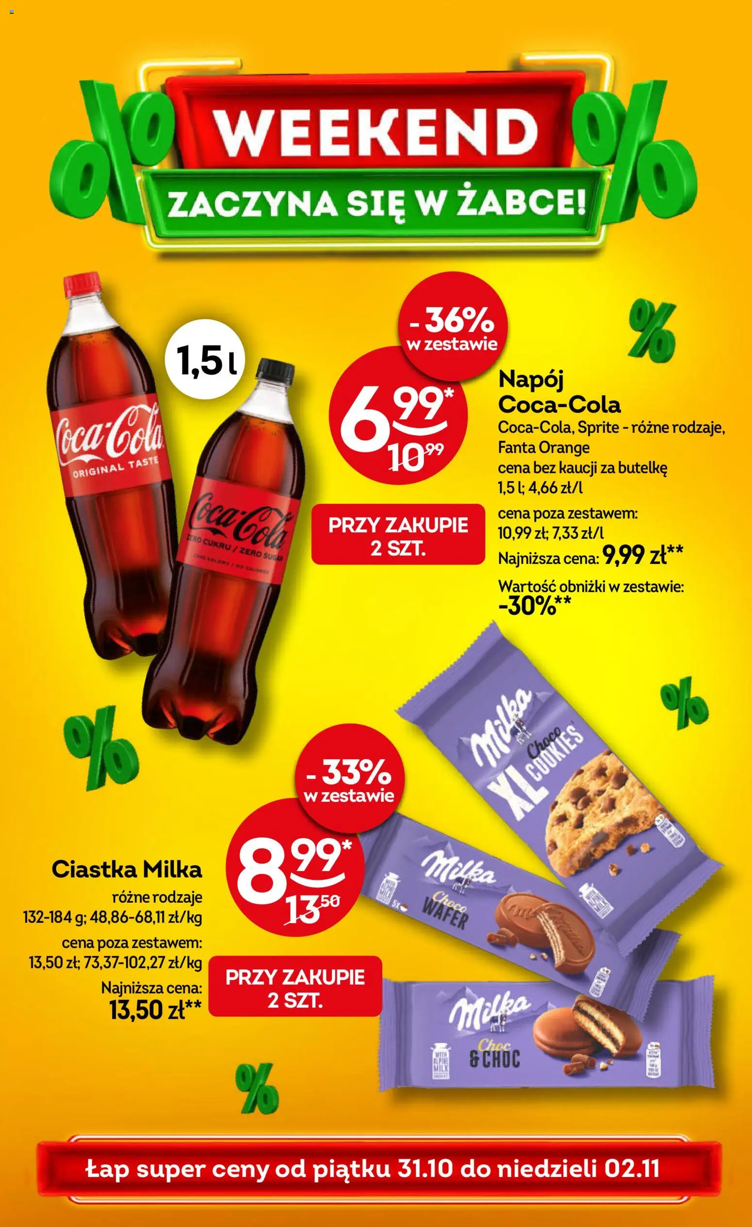 Żabka Gazetka - Weekendowe promocje od 31.10.2025 | Strona: 1