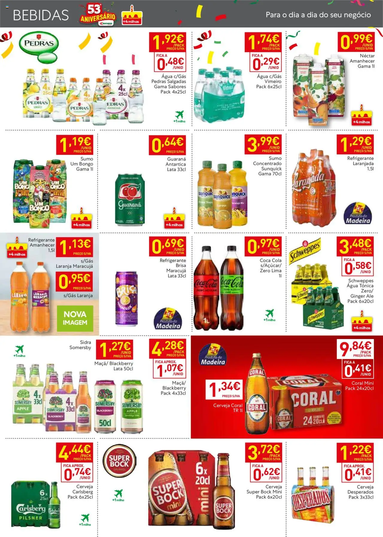 Recheio - Madeira │ válido de 14.10.2025 | Página: 12 | Produtos: Agua, Refrigerante, Super bock, Sumo