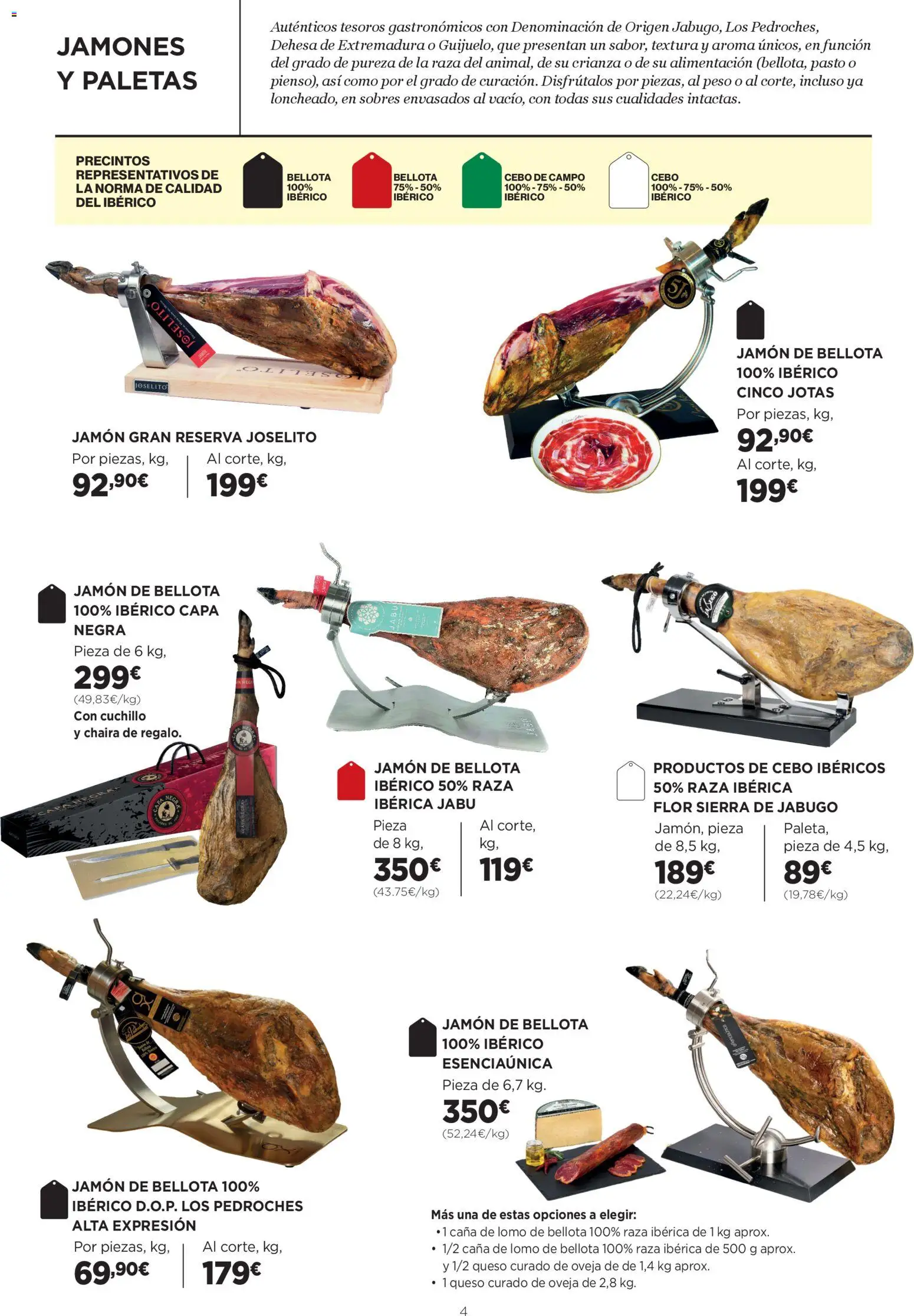 Supercor Península y Baleares │ válido desde el 29.01.2026 | Página: 4 | Productos: Queso, Jamón, Peso