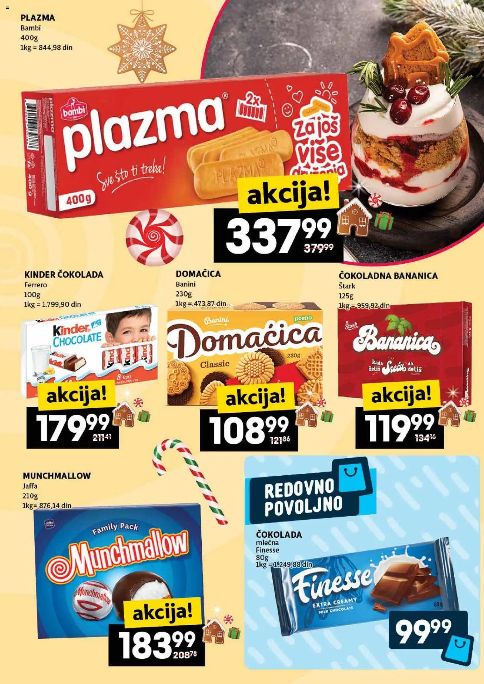 Roda katalog - važi od 04.12.2025 | Strana: 23 | Proizvode: Munchmallow, Domaćica, Čokolada, Ferrero