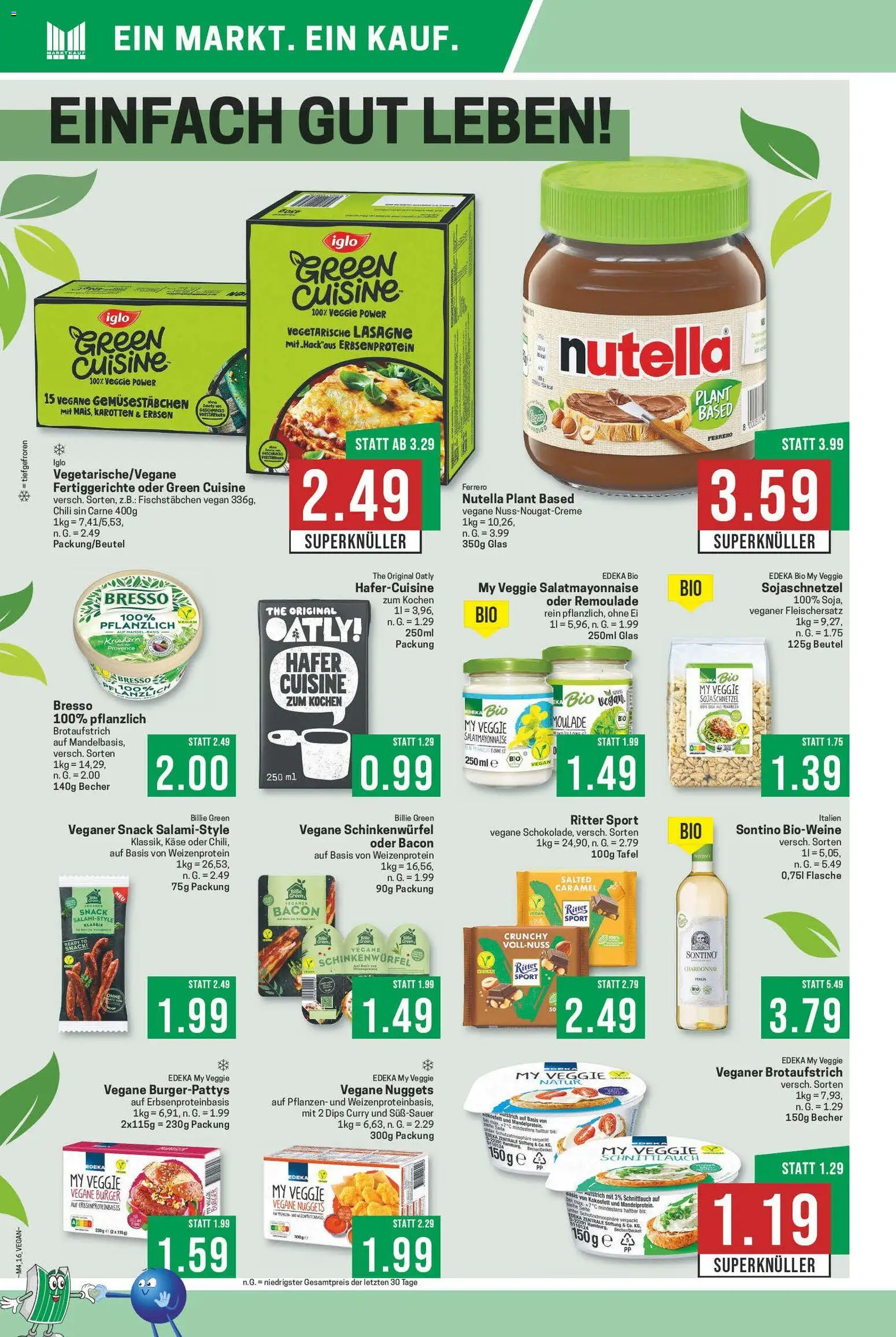 Marktkauf Prospekt 	 – gültig ab 19.01.2026 | Seite: 16 | Produkte: Iglo, Bresso, Oatly, Erbsen