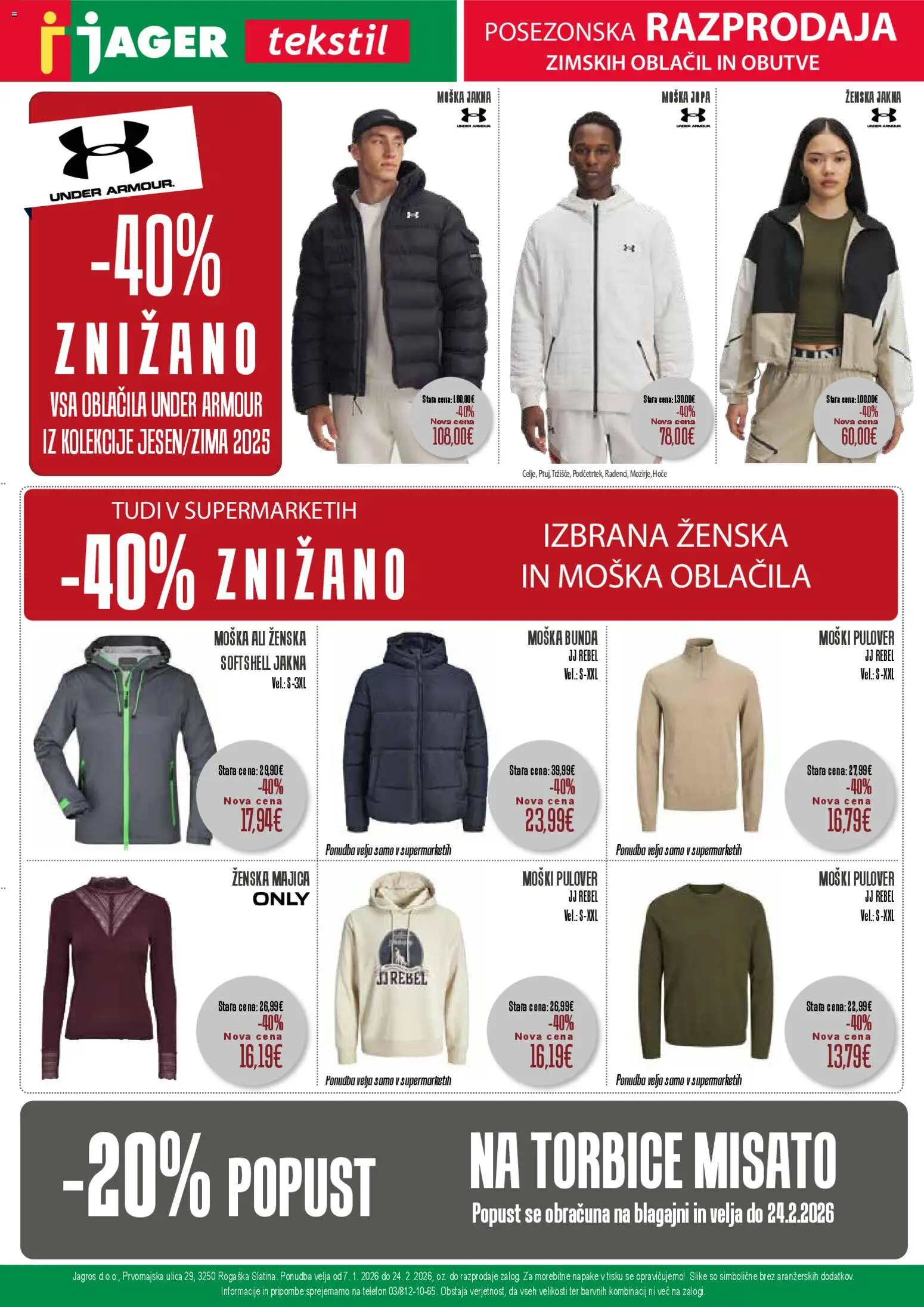 Novi Jager katalog ponudbe – veljaven od 07.01.2026 | Stran: 6 | Izdelki: Telefon, Majica, Pulover, Jakna