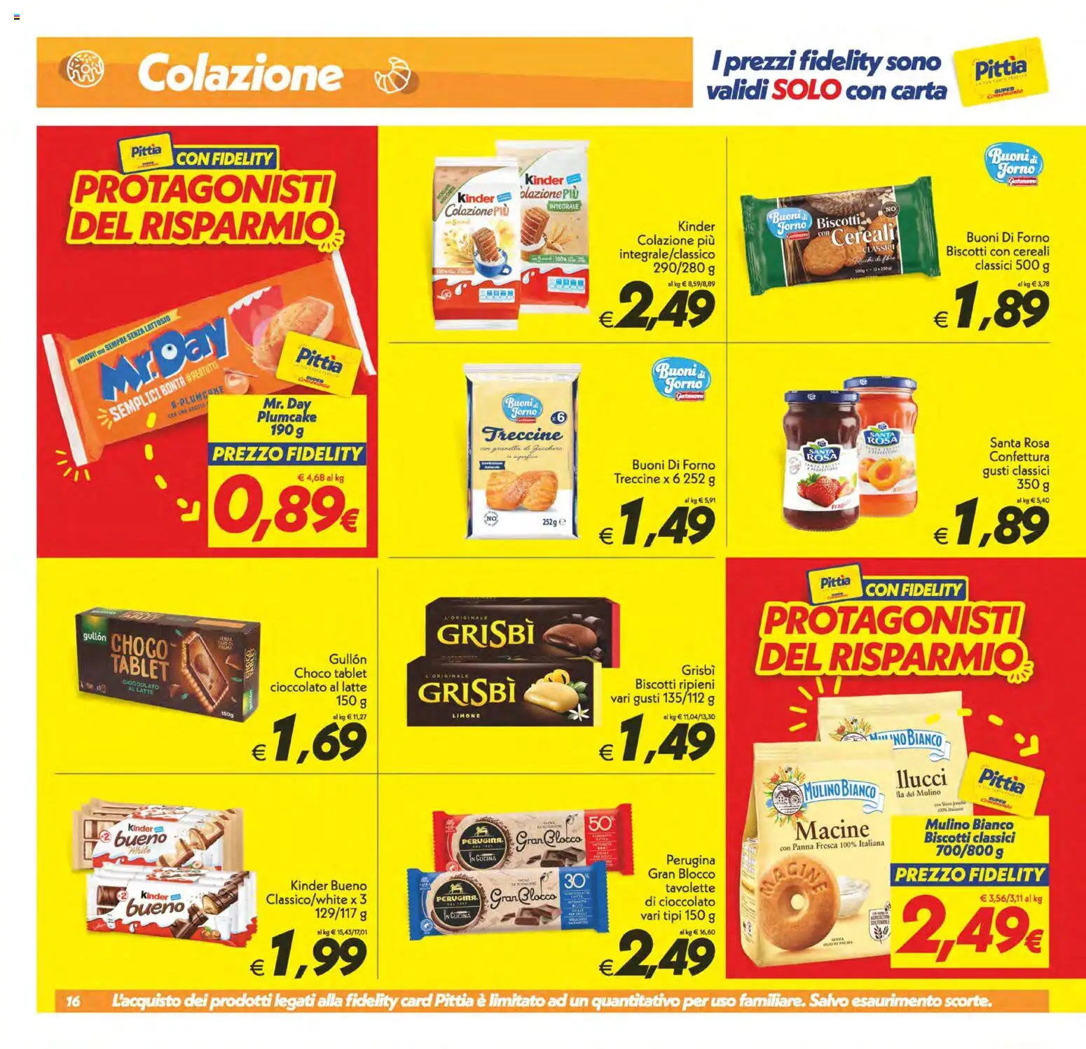 Volantino SuperConveniente del 24.02.2026 | Pagina: 16 | Prodotti: Cereali, Latte, Limone, Tablet
