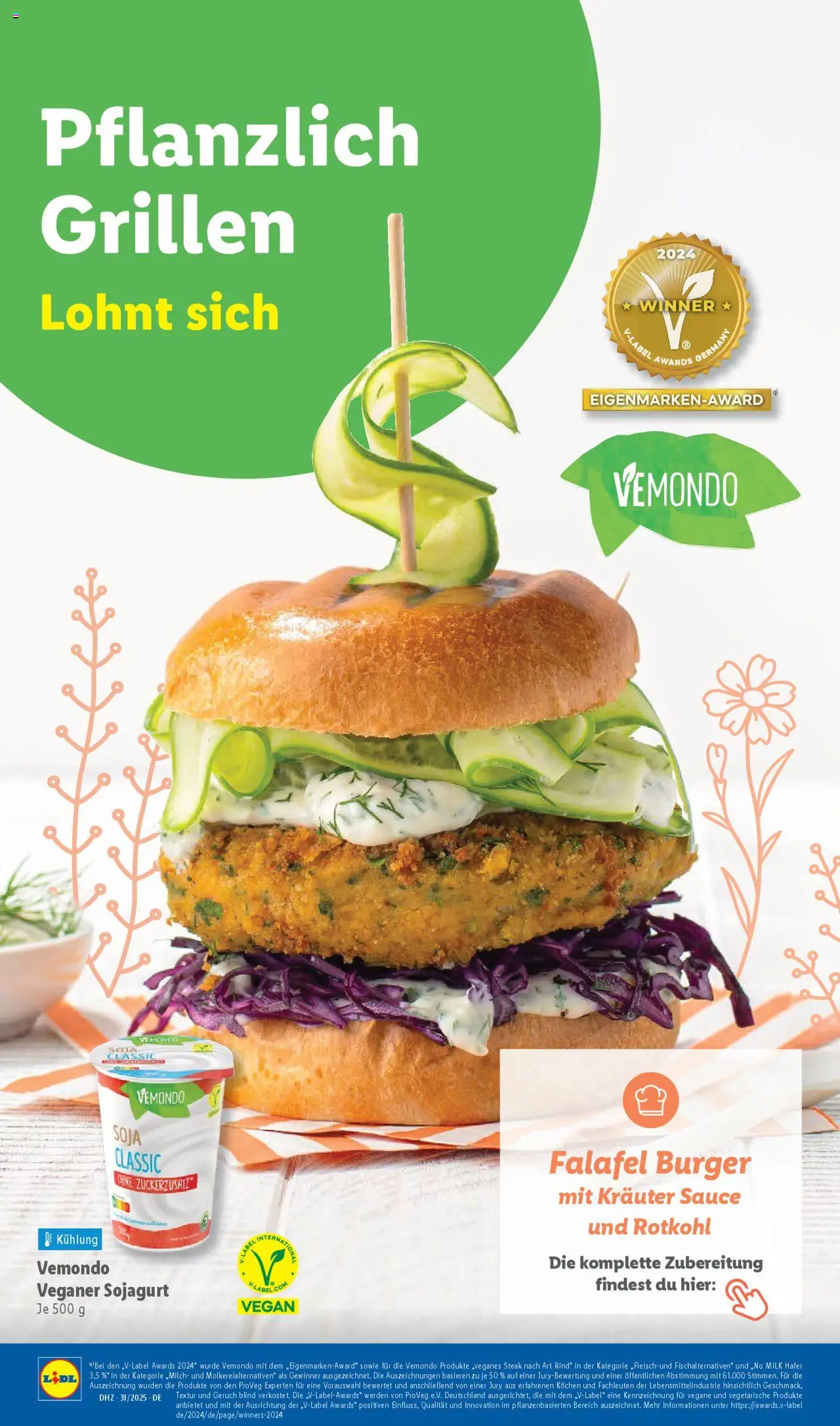 Lidl - Hessen - gültig ab dem 28.07.2025 | Seite: 12 | Produkte: Rotkohl, Burger, Steak
