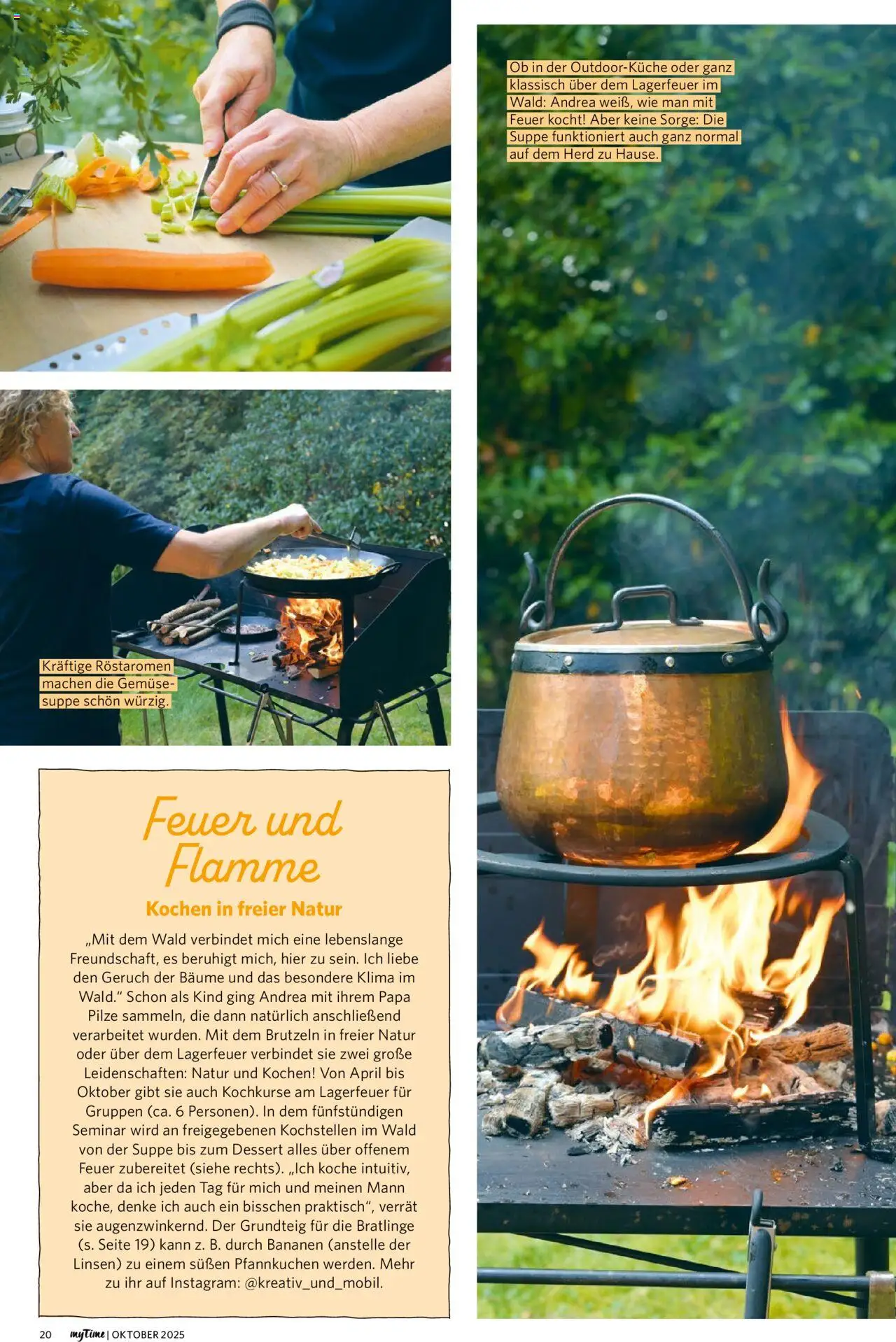 Famila Nordwest myTime Oktober 2025 – gültig ab 01.10.2025 | Seite: 20 | Produkte: Herd, Bananen, Pfannkuchen, Gemüse