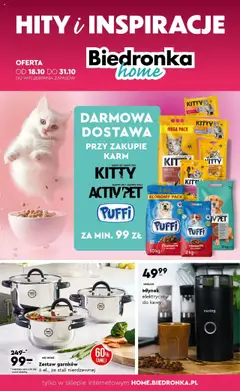 Pogląd oferty "Biedronka gazetka - Home" - ważna od 18.10.2025