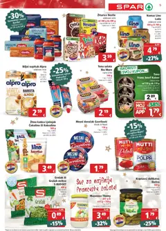 Katalog Spar - Pregled kataloga iz trgovine Spar, vrijedi od 10.12.2025 | Stranica: 9 | Proizvodi: Keksolino, Rajčice, Žitarice, Barilla