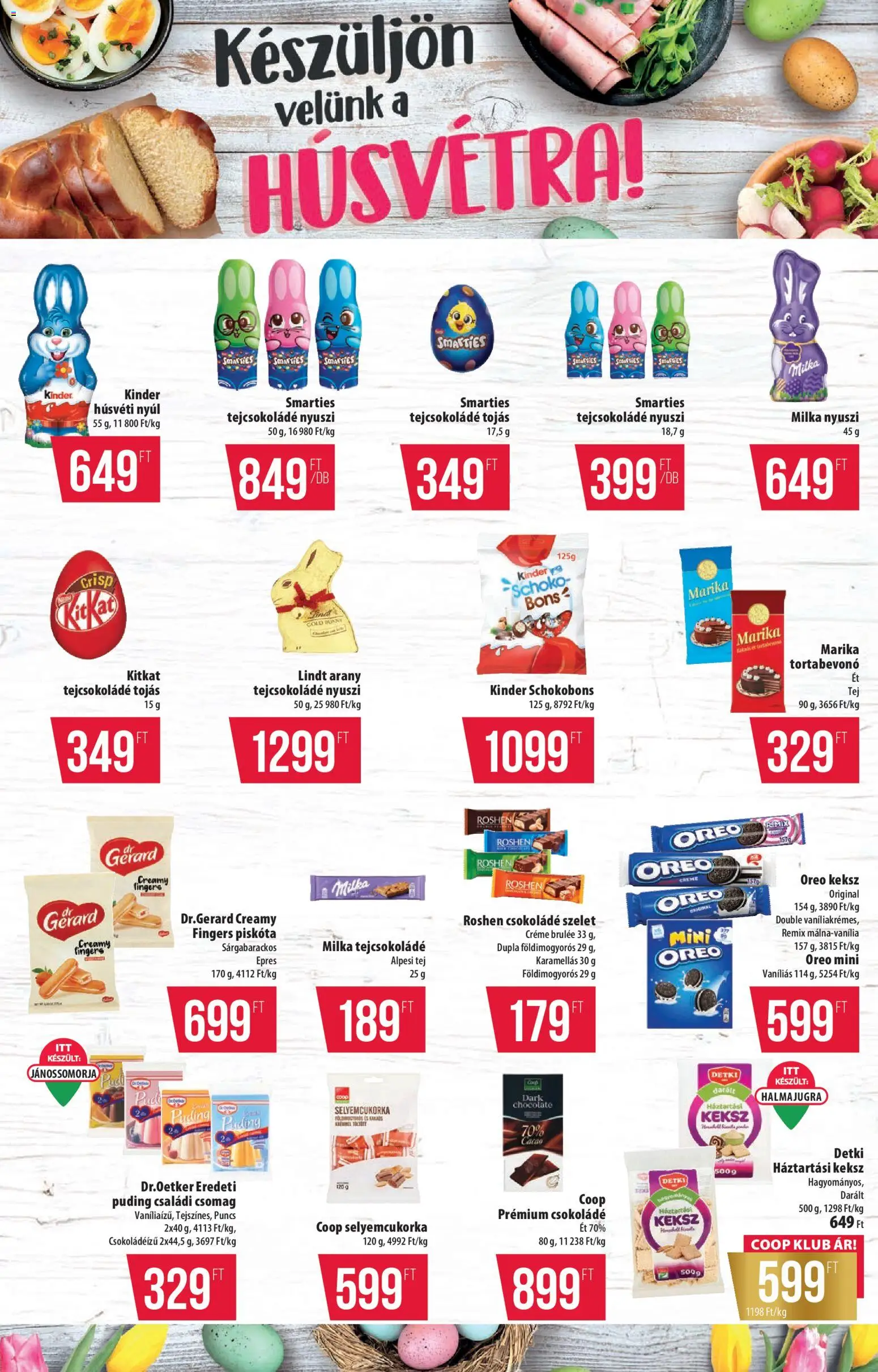 COOP akciós ujság - amely érvényes a következő dátumtól: 12.03.2026 | Oldal: 8 | Termékek: Piskóta, Háztartási keksz, Tejcsokoládé, Tortabevonó