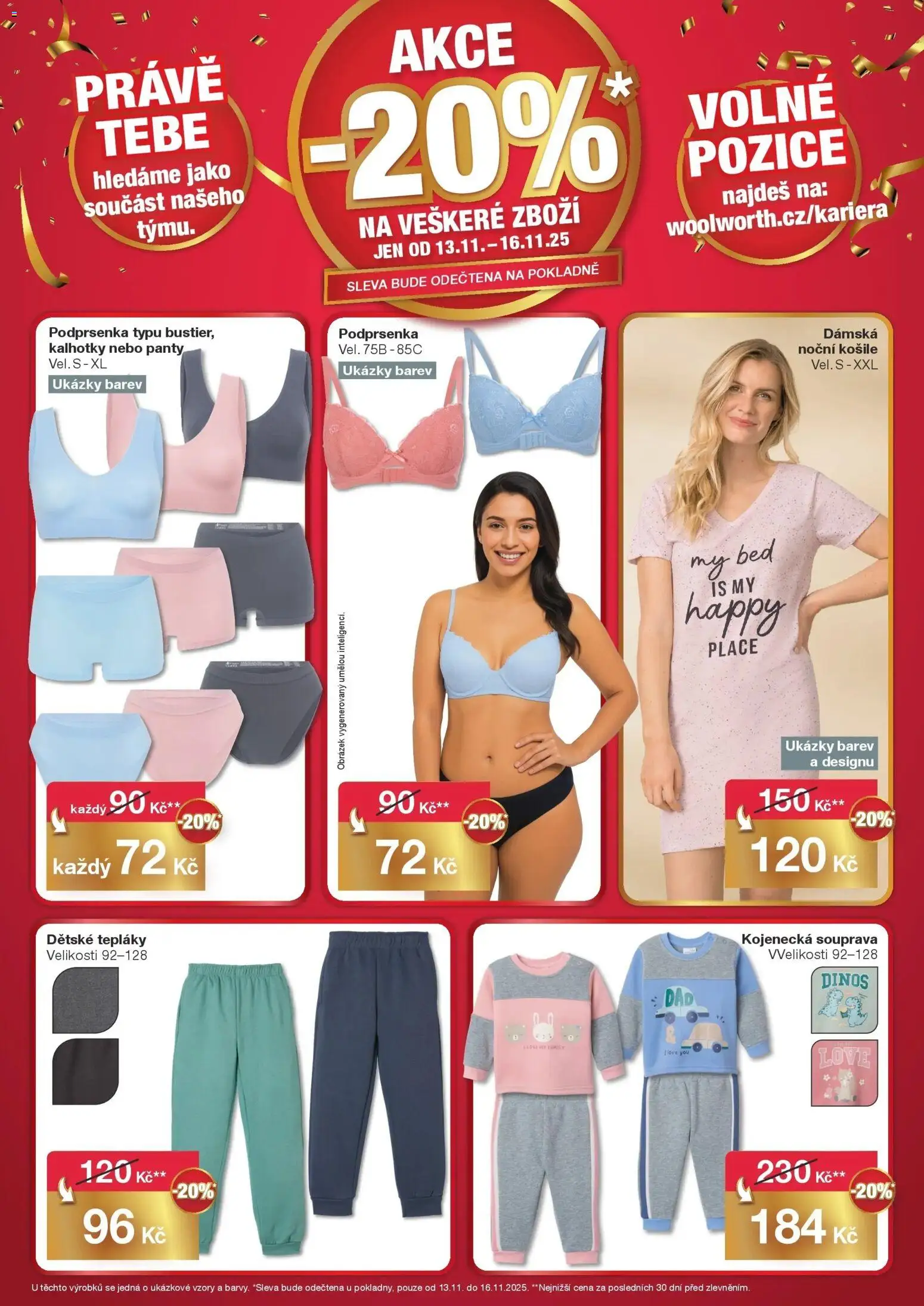 Woolworth leták - Kolín od 13.11.2025 - akční nabídka | Strana: 6 | Produkty: Košile, Kalhotky, Podprsenka, Noční košile